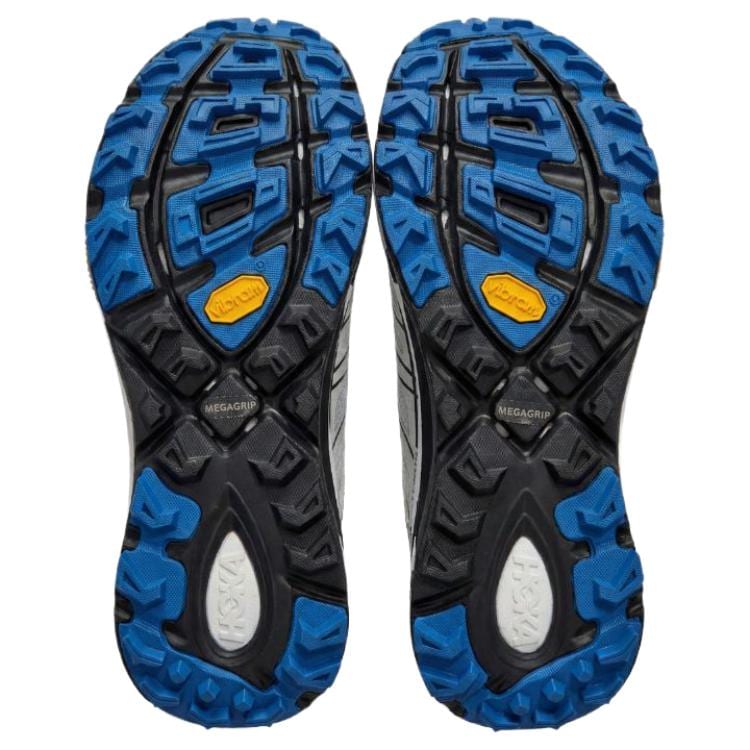HOKA One One Кроссовки для трейлраннинга Mafate Speed 2 Унисекс Белый Черный Синий 1126851-WTCB