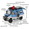 1:24 WULING RongGuang Toys Cars Models Alloy Diecast Doors Opened Miniature Van Wheels Turned Vehicles Boys Educational Toys