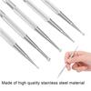 Nail Art Dotting Pen Double Head Nail Art Dotting Pen Stainless Steel Nail Painting Pen DIY Decoration Dotting Pen