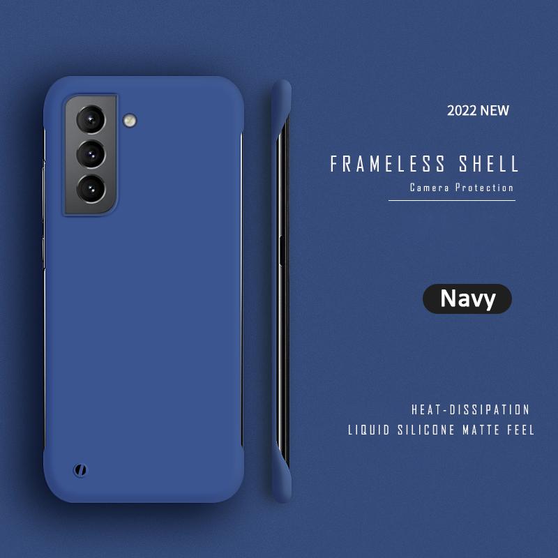 Тонкий тонкий жесткий ПК безрамочный чехол для Samsung Galaxy S23 S20 S21 FE S22 Ultra S10 Plus NOTE 20 Ultra 9 10 Plus матовый чехол Funda