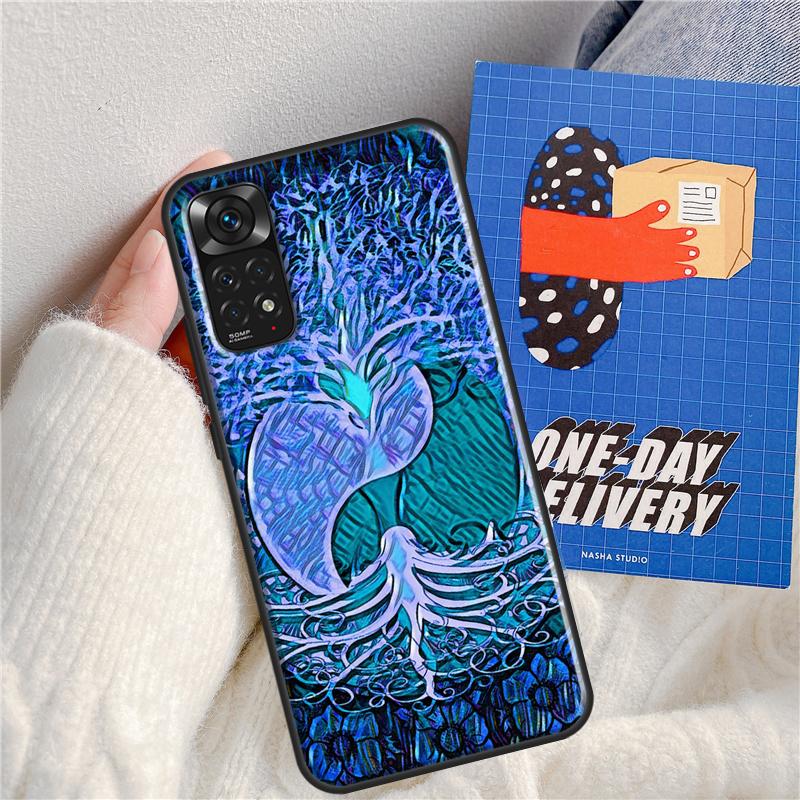 Чехол "Древо Жизни Инь Ян" Для Xiaomi Redmi Note 12 11 9 8 10 Pro Note 12S 11S 9S 10S Чехол Для Redmi 12C 9C 10C