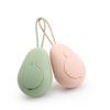 Avocado Silicone Body Wash Brush - Refillable Shower Gel Container, Skin-Friendly Bath Brush, Kids Silicone Bath Massage Brush