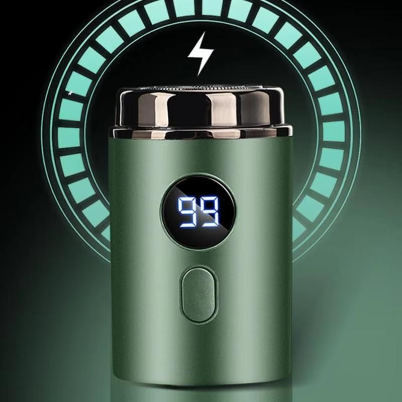 Электрическая мини-бритва, перезаряжаемая, для мытья всего тела, для путешествий, в автомобиле, портативная мужская бритва, безболезненный беспроводной триммер, нож для лица и бороды