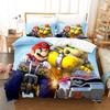 Digital 3D Printing Three-Piece Bedding Quilt Cover Pillowcase Home Textile