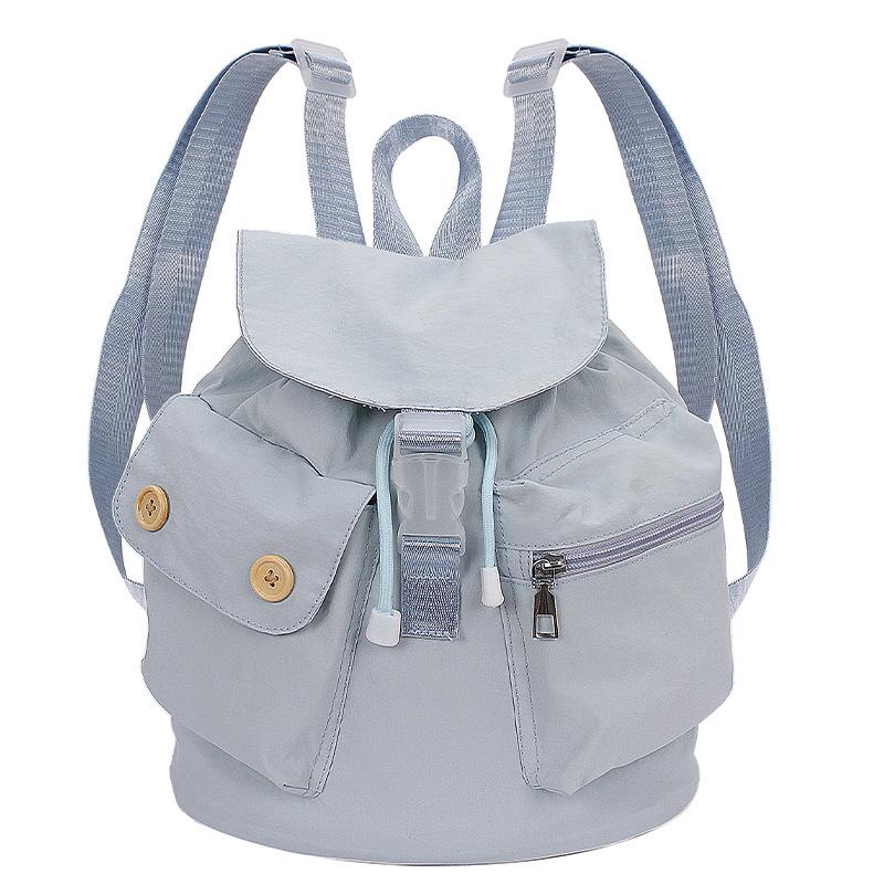Student class cloth backpack women's 2025 summer new fashion casual small backpack Korean version high value shoulder bag