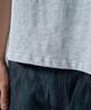 WAAR M1090 Dream Fever Ringer Short Sleeve T-Shirt_White Melange