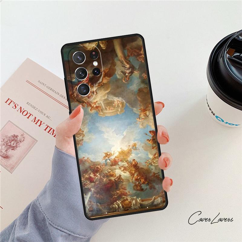 Чехол для телефона с картиной эпохи Возрождения Для Samsung Galaxy S24 S25 S23 S22 Ultra Note 10 20 Plus S20 S21 FE Обложка