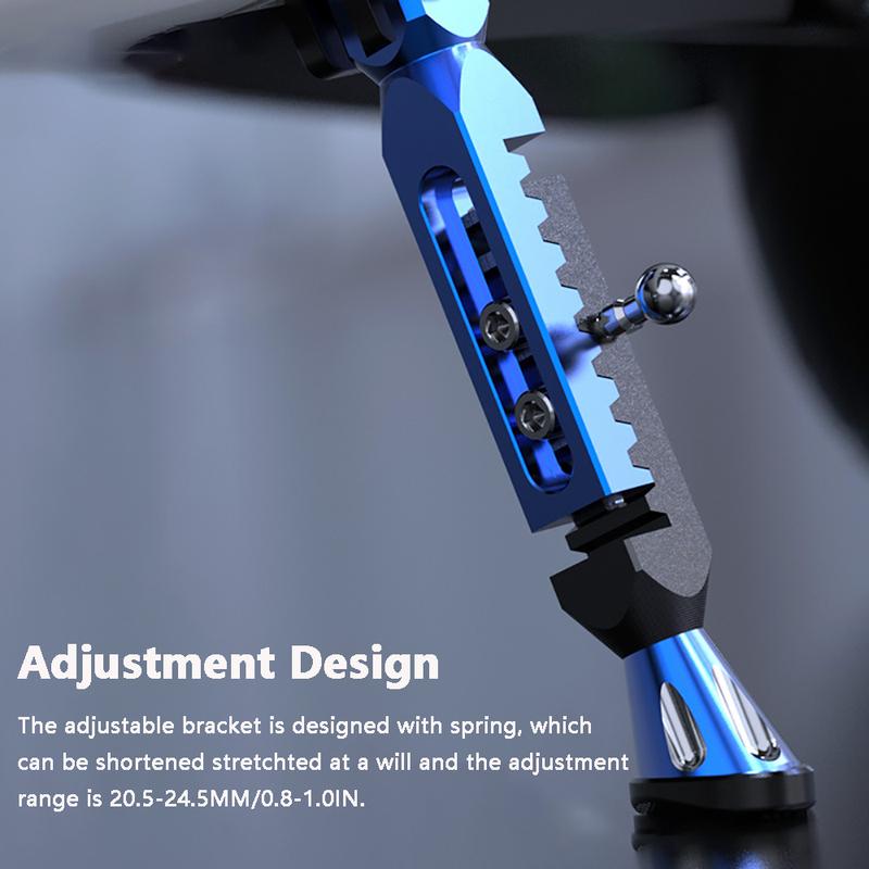 1pc Adjustable Motorcycle CNC Metal Foot Bracket Kick Side Bracket