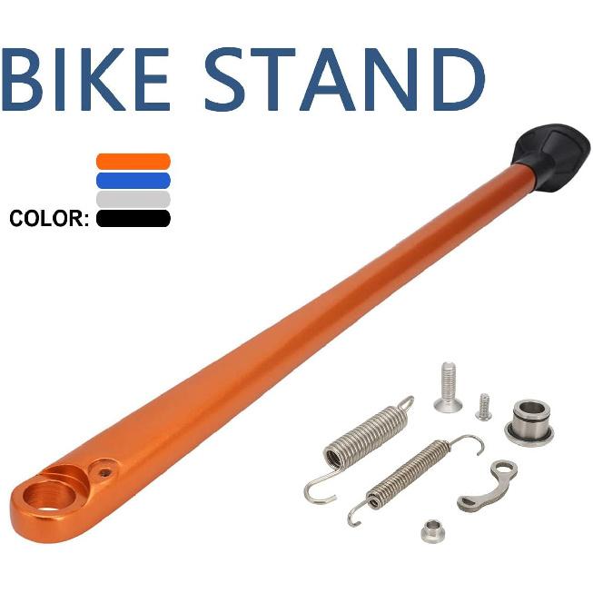 Dirt Bike Kickstand Motorcycle Kick Stand 7075 Aluminum with Springs Bolts for 125 150 200 250 300 350 450 500 EXC EXCF SX SXF XC XCF XCW XCFW Six