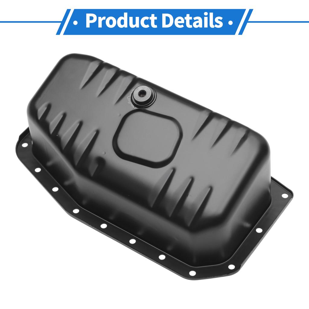 UXCELL No.500323326 Engine Oil Pan for Fiat Ducato 2.5L 2.8L Diesel 94-06 Iron Black