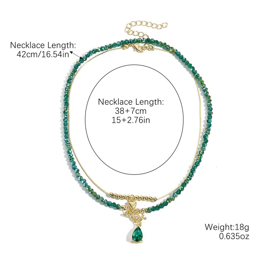 Ожерелье для женщин, ювелирные изделия в стиле океана с маленькими свежими цветами, сердечком, цирконием, подвеской в виде двойного аметиста, красивое элегантное ожерелье для нее