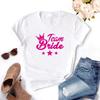 Bachelorette Party Tshirt Love Heart Team Bride Squad Tshirt Bridal Shower Top Bachelor Hen Party Wedding Engageunisext