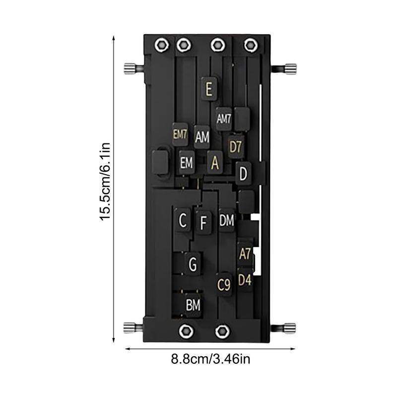 Инструмент для обучения аккордам на гитаре Вспомогательное средство для обучения аккордам Гитарное пособие Тренажер по аккордам Система обучения аккордам Аксессуары для гитары Тренажер по аккордам