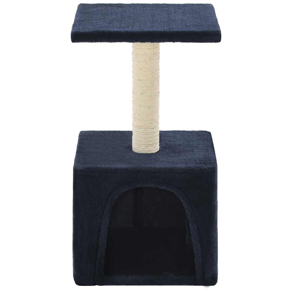 Cat Scratching Post with Sisal 55 cm Dark Blue