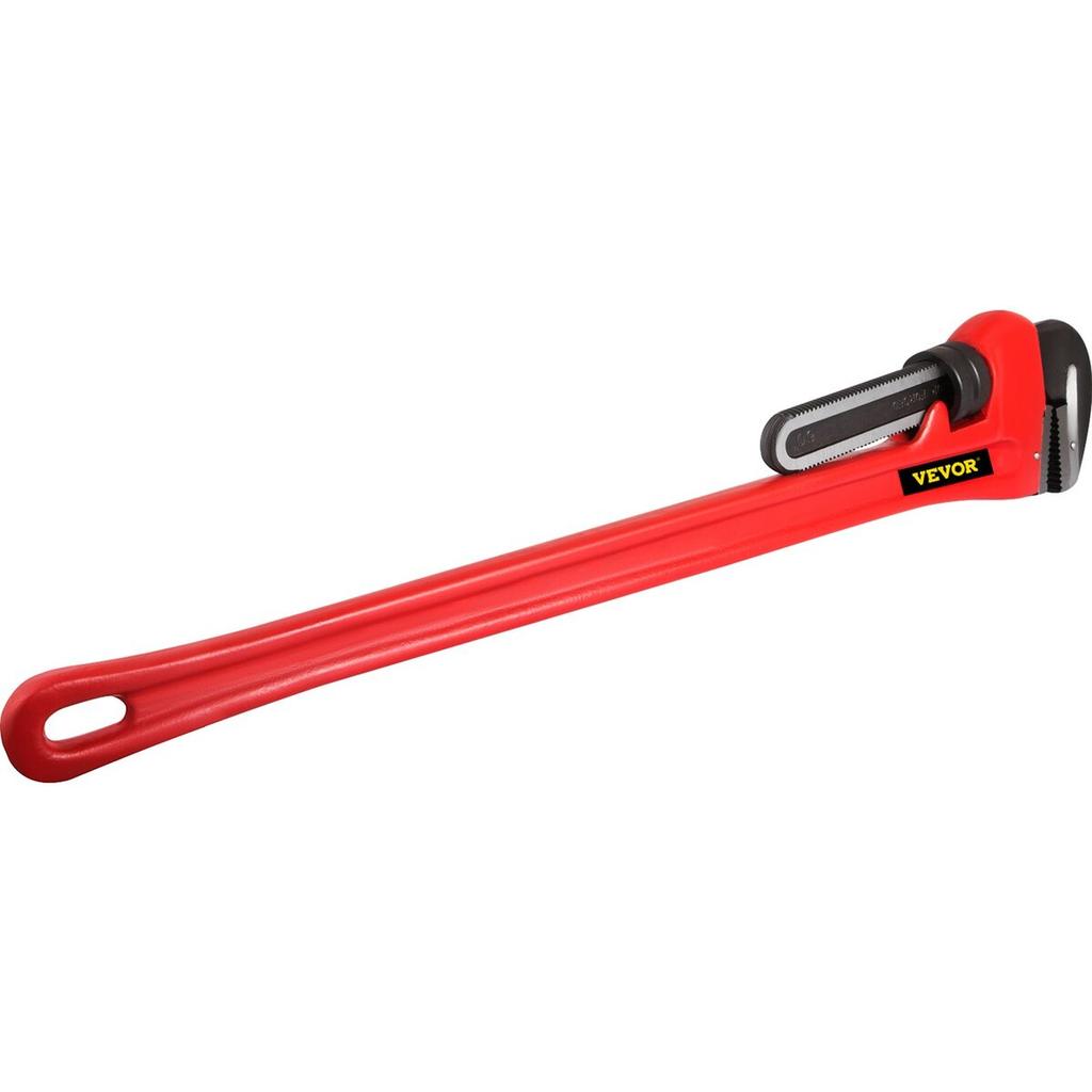 Pipe Wrench, 60 inch, Heavy Duty Cast Iron Straight Plumbing Wrench, Adjustable Plumber Tool for Sink Faucet Toilet Bowl Bathroom Kitchen Drainer