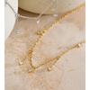 Yhpup Stainless Steel Heart Cubic Zirconia Chain Chic Necklace High-Grade Delicate Collar Fashion Korean Exquisite Jewelry Gift