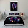 Colorful retro microphone design. Bedding sets Duvet cover sets Duvet covers Pillowcases(1 * Duvet Cover 2 * Pillowcases without duvet insert)