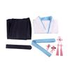 Genshin Impact Kamisato Ayaka Cosplay Suit With Polyester Material For Anime And Game Fans