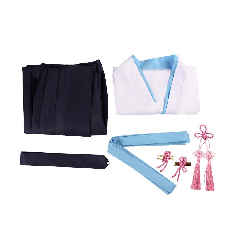 Genshin Impact Kamisato Ayaka Cosplay Suit With Polyester Material For Anime And Game Fans