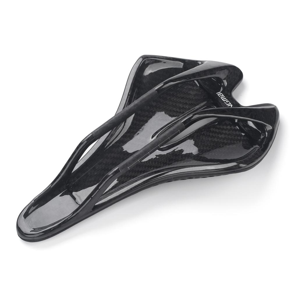 Велосипедное седло T800 с 3D-печатью, сквозное, карбоновые рамки, седло для шоссейного велосипеда, горного велосипеда, подушка сиденья, 3D чехол для велосипедного седла, Сверхлегкий полностью карбоновый