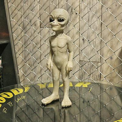 Пришелец (инопланетянин) фигура маленький размер Объект НЛО статуэтка украшение реалистичный Внутреннее садоводство