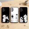 Чехол для телефона AAA G-Gon & K-Killua для Samsung Galaxy A73, A72, A71, A70, A53, A52, A51, Другие Мягкий черный чехол
