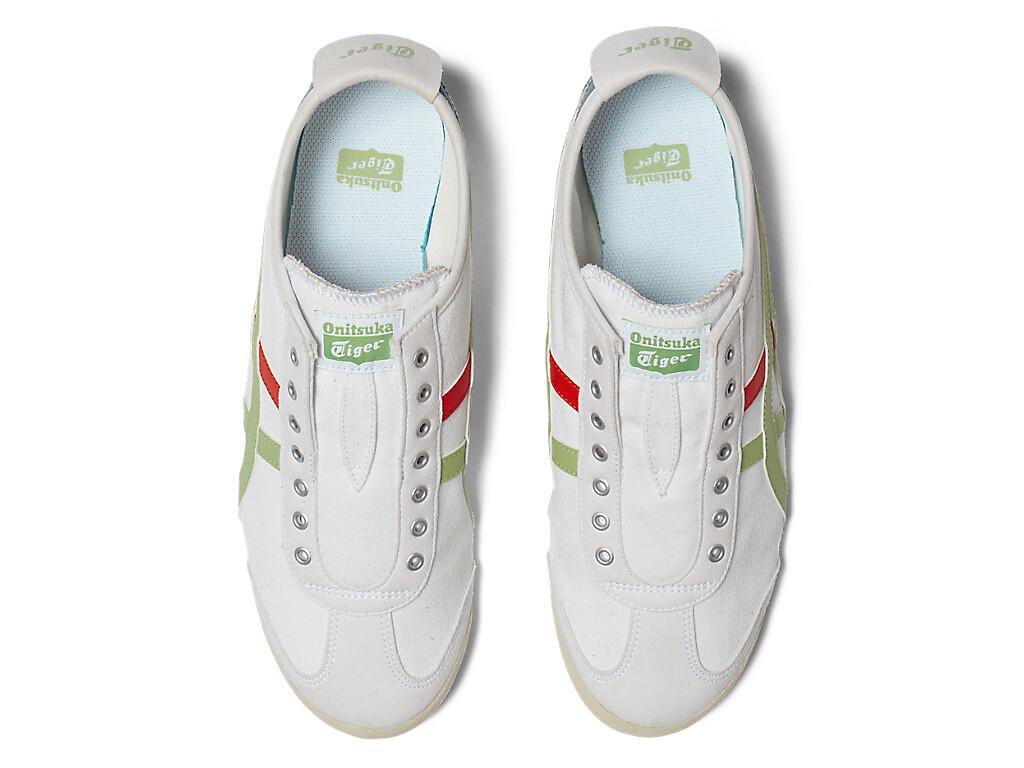 1183A360-129 Onitsuka Tiger MEXICO 66 SLIP-ON БЕЛЫЙ ЖАД (Мужской)