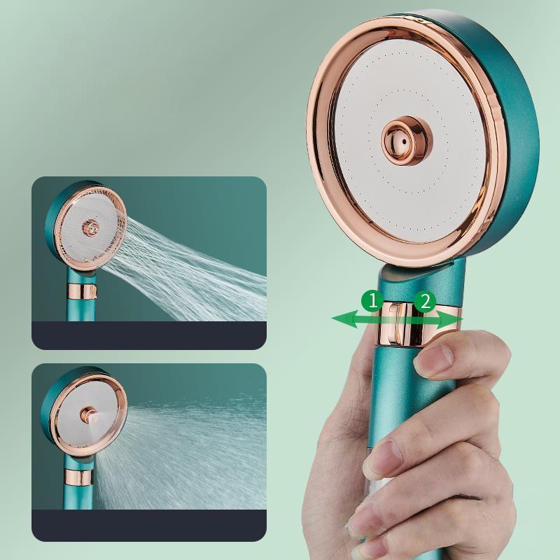 Modern Handheld Shower Head with Chlorine Removal PP Cotton Filter Ionic Function Spa Bathroom Faucet Accessories