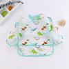 Baby Bibs New Cute Children Baby Stuff Toddler Waterproof Long Sleeve Art Smock Feeding Bib Apron