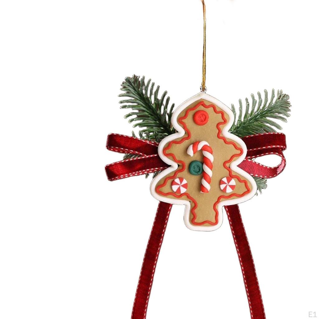 Christmas Velvet Bow Ornament Hanging Pendant Decorative Lovely Rustic for Home Party Favors