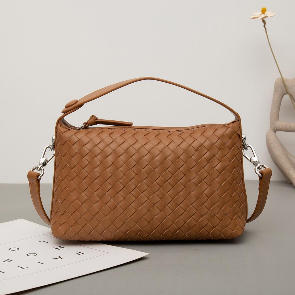 Сумка-подушка из коровьей кожи, плетеная сумка-подушка, женская сумка из натуральной кожи, сумка-мессенджер на одно плечо, сумка-мешок