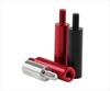 M3D6 Single-head Thread Isolation Post: Red/Black Aluminum Alloy Connecting Rod with Internal & External Threads