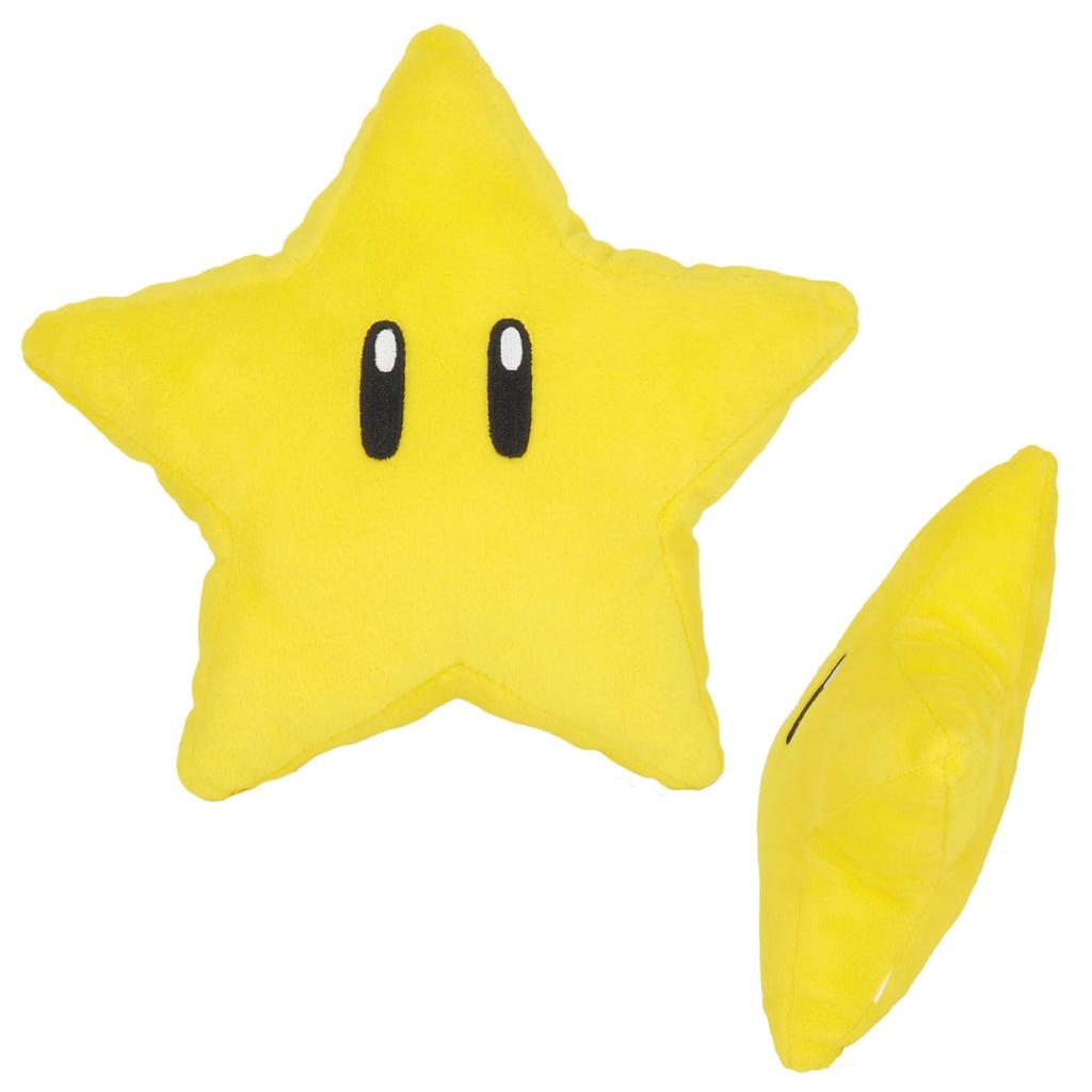 Sanei Boeki Super Mario ALL STAR COLLECTION Супер Звезда (S) Ш19×Г7×В18см Плюш AC63