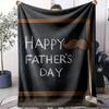 Father's Day Throw Soft Flannel AC Blanket Lightweight Summer Nap Throw Cozy  Blanket for Sofa Bed Travel Home