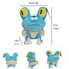 Оригинальная плюшевая игрушка Froakie, милая мультяшная японская аниме-эльфийская плюшевая кукла-подушка, тряпичная кукла, подарок на день рождения ребенка