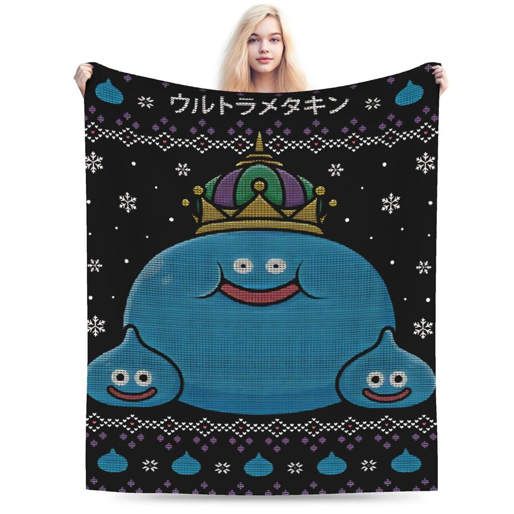 Slime Morimori Dragon Quest Blankets Soft Fleece Comfort Gifts Throw Blanket Rug Piece