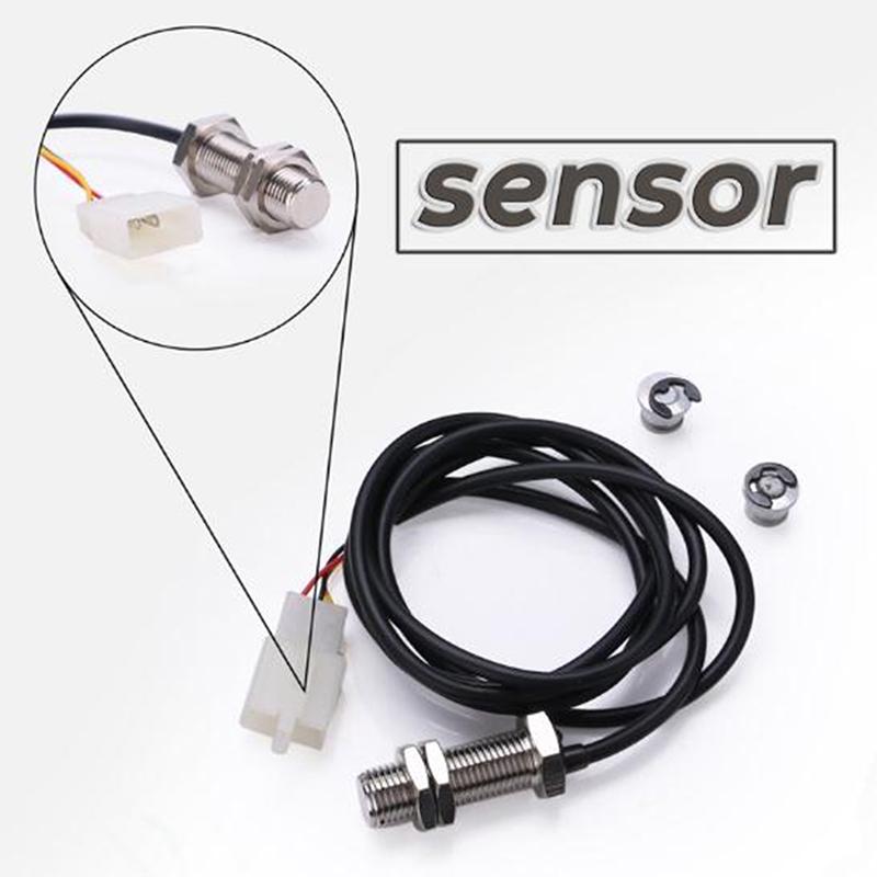 Универсальный мотоцикл ЖК-цифровой тахометр светодиодный спидометр одометр