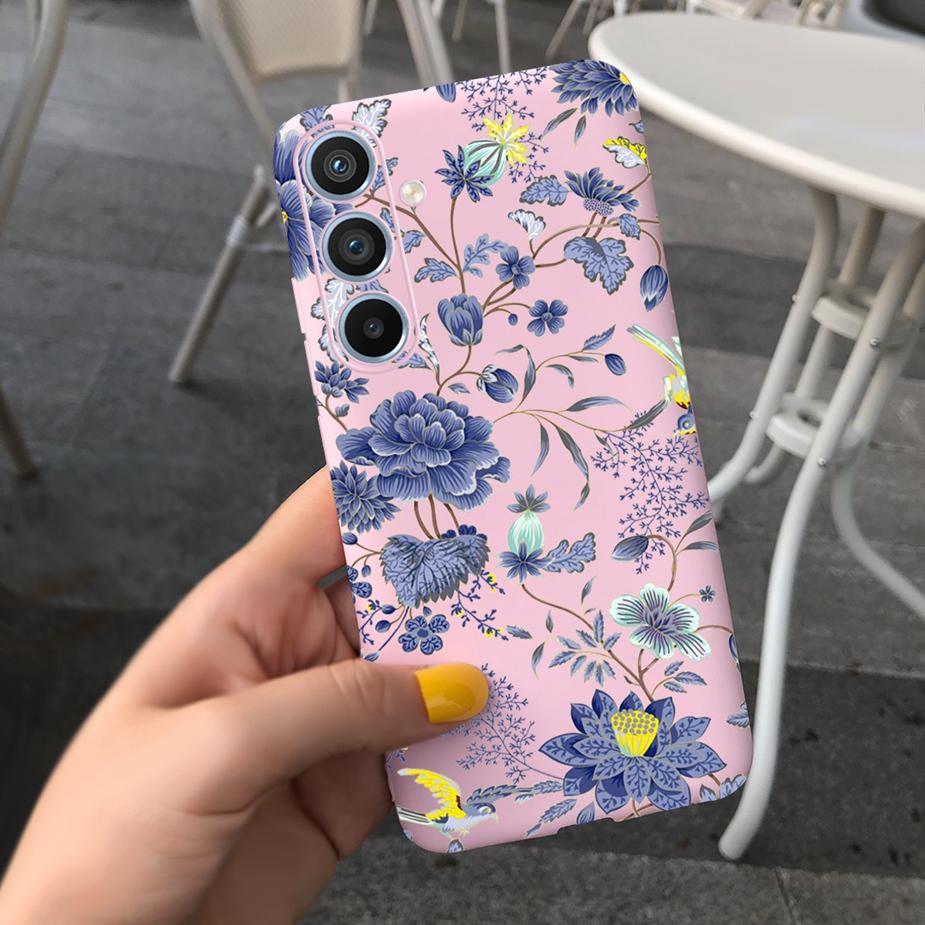 For Samsung Galaxy A54 Case A24 A34 Luxury Painted Back Cover Soft Silicone Phone Cases For Samsung A54 A34 Galaxy A24 4G Bumper
