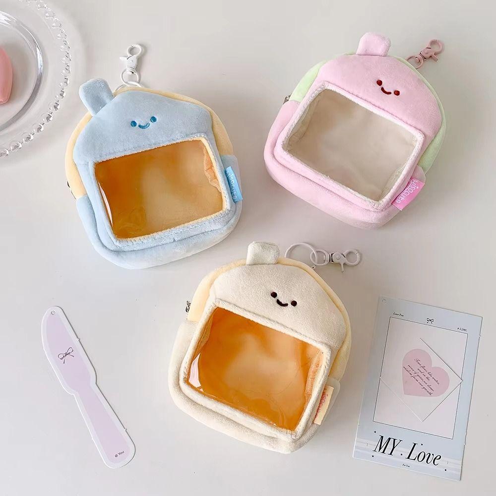 Plush Doll Protector Case with Clear Window Doll Display Bag Portable Hanging Storage Bag  Gift