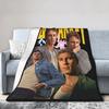 Drew Starkey Actor Blanket Flannel Decoration   Multifunction Lightweight Thin Throw Blanket for Home Car Quilt