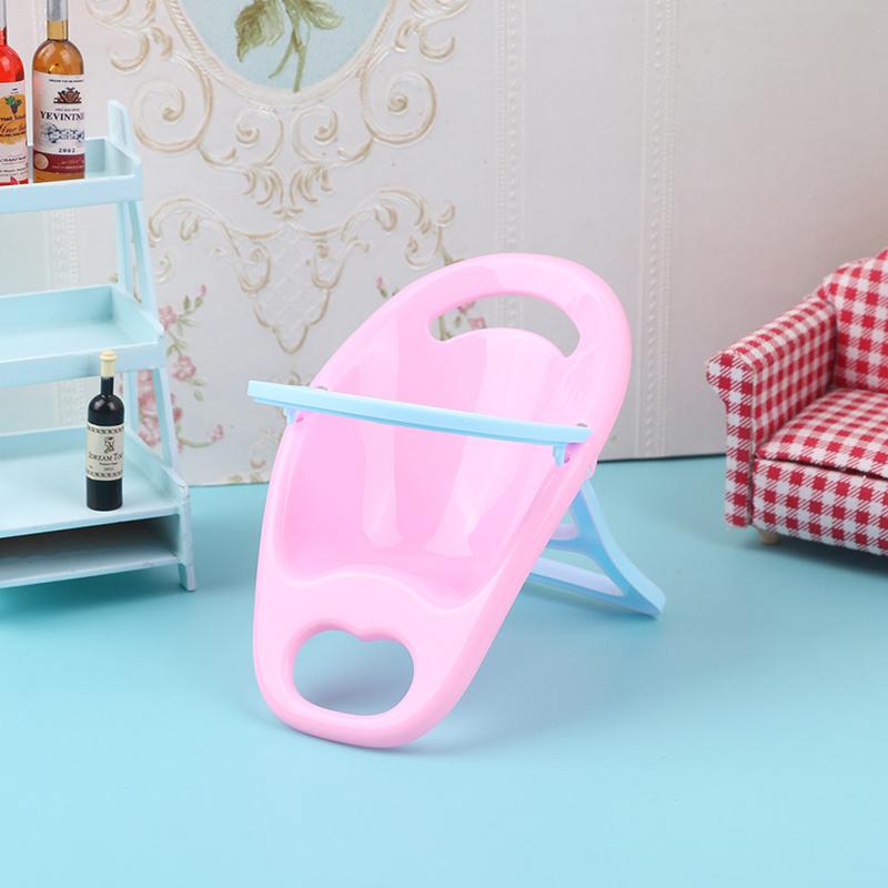 1шт 1:12 кукольных миниатюрных стульчиков для кормления детей, модель детских игрушек своими руками