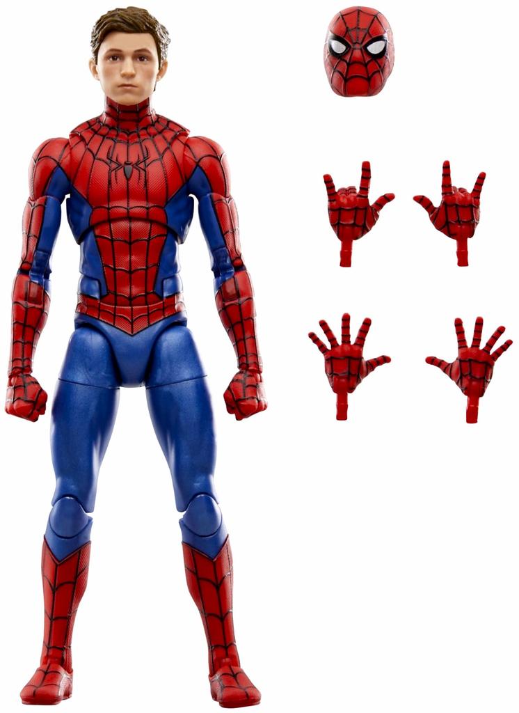 Hasbro No Way Home Marvel Legends 6 Inch Action Figure New Red Blue Suit 2024 Movie MCU Legends ML NWH Tom Holland Spider-Man & Spider-Man [Item]