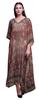 Floral Ethnic Womens Long Beach Kaftan Beachwear Bikini Coverup Maxi