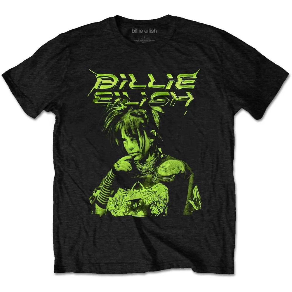 Унисекс Футболка с Иллюстрацией Billie Eilish