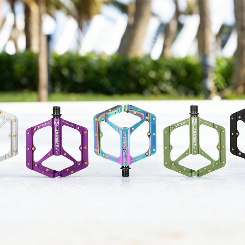 TANKE TP-53 CNC Aluminum Bicycle Pedals With Sealed Cartridge Bearings Mountain Road Bikes