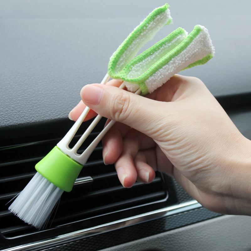 Multi-Purpose Dusting Brush Car Air Vent Cleaning Brush Car Interior Brush Household Crevice Brush