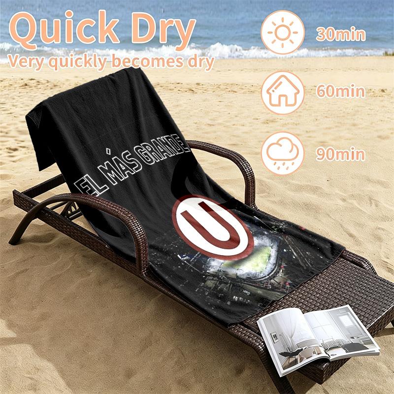 Club Universitario de Deportes Beach towels also serve as bath towels summer essential a musthave for the outdoors the beach and the pool