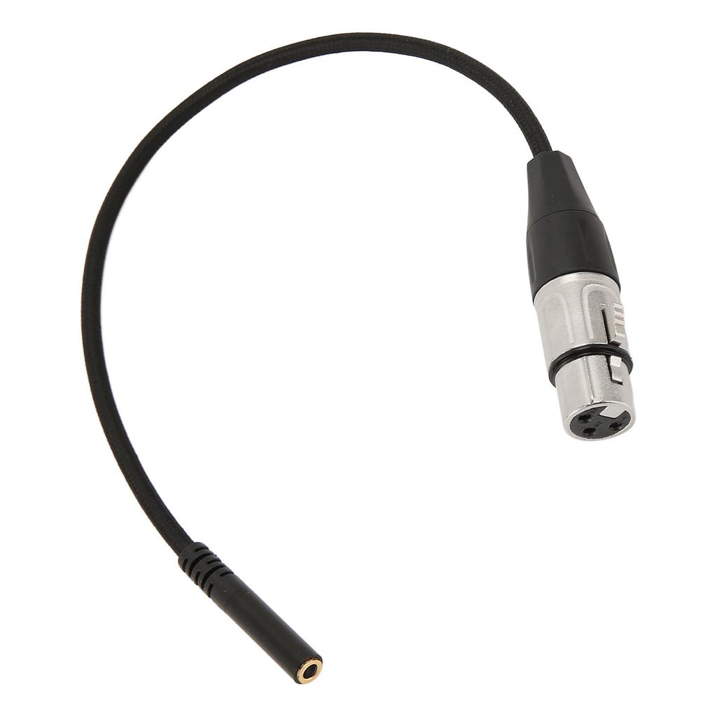 1 8 Inch to XLR Female Cable Balanced 3.5mm Female Stereo Mini Jack to XLR Female Adapter Cable Microphone Sound Cable