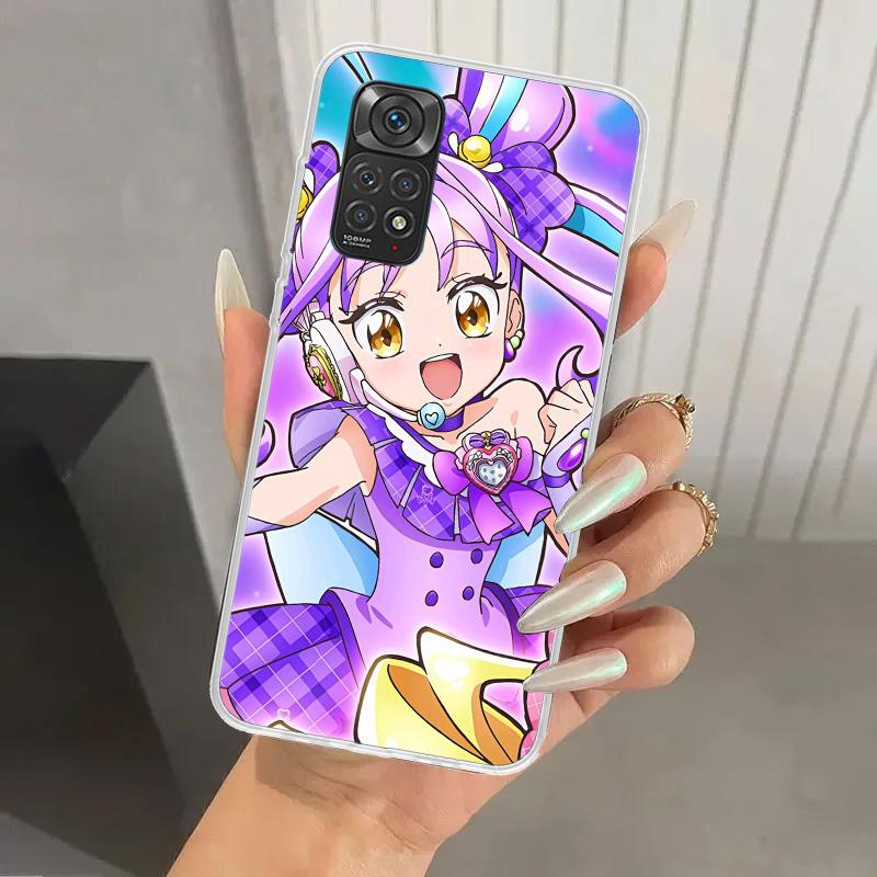 Чехол для телефона Pretty Cure для Xiaomi Redmi Note 15 14 14S 13 12S 12 Pro 11S 11 Plus 11T 11E 10S Мягкий чехол-бампер с принтом Redmi