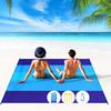 Waterproof Foldable Outdoor Picnic Mat - Portable, Moisture-Proof Polyester Plaid Beach Mat